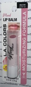 L.A. Colors Mood Lip Balm CBLC120 ~ PUCKER UP ~ Shiny Clear to Pink pH Reactive