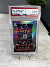 2024 Donruss Optic Football Jayden Daniels Uptowns Rookie Card PSA 10 Gem Mint💎