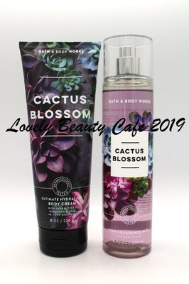 BATH & BODY WORKS / CACTUS BLOSSOM / FRAGRANCE MIST & BODY CREAM SET