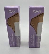 2 JOAH Crystal Glow Tinted Luminizer Stick.  Light To Medium Warm - MW020 NEW