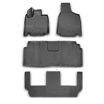 OMAC Gummimatten Fußmatten für Dodge Grand Caravan / Grand Voyager 2008-2020 TPE