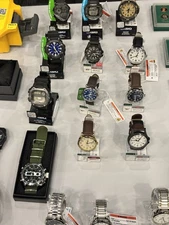 LOT OF Casio (7) & Timex (9) Watches, Indiglo, Expedition, Illuminator, New!!