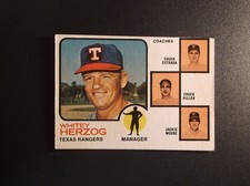 Click to enlarge Rangers Field Leaders (Whitey Herzog / Chuck Estrada / Chuck Hiller / Jackie Moore)