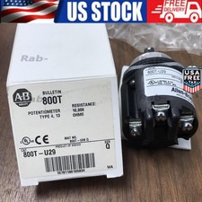 AB 800T-U29 Potentiometer Unit 10 Kilohms Resistive Element NEW US Free Tax