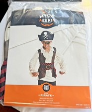 Hyde and Eek Kids Pirate Child Costume Size OSFM Halloween
