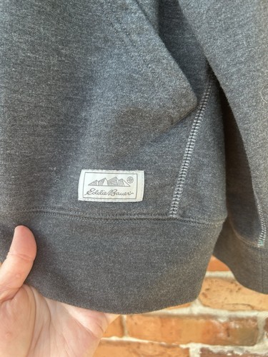 Eddie Bauer Everyday Pullover Hooded Sweatshirt Hoodie Men's XXL Gray - Picture 2 of 5