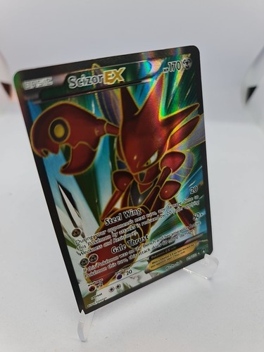 Scizor EX 119/122 XY Breakpoint Ultra Rare Full Art Holo Pokemon Card - Picture 2 of 4
