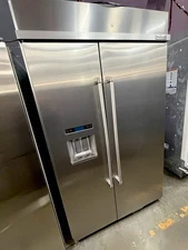 KitchenAid KBSD608ESS 29 ft³ Side-by-Side Refrigerator with Ice Maker -...