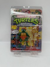 TEENAGE MUTANT NINJA TURTLES MICHAELANGELO W STORAGE SHELL MOC 1991 TMNT QUALITY