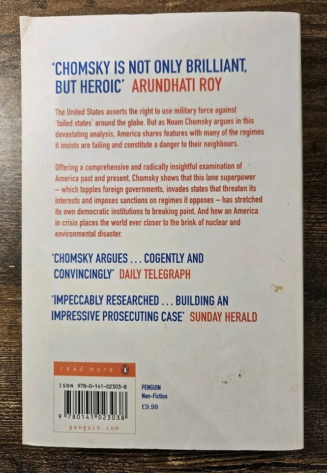 Failed States: The Abuse of Power and the Assault on Democracy by Noam Chomsky - Image 2 of 2