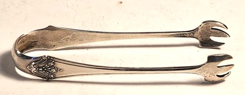LUNT ORLEANS STERLING SILVER SUGAR TONGS
