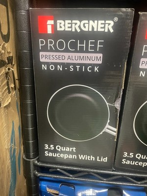 Bergner 3.5 Quart Stainless Steel Saucepan with Lid