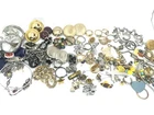 Estate Vintage Costume Jewelry Lot Rings Pins Earrings Bracelets