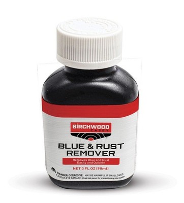 Birchwood Casey Blue & Rust Remover Reliable Solution 3 Fluid Oz Bottle - 16125