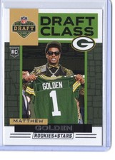 MATTHEW GOLDEN 2025 Panini Rookies and Stars DRAFT CLASS #5 GREEN BAY PACKERS