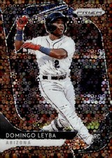 2020 Panini Prizm #10 Domingo Leyba Bronze Donut Circles Prizm #/25