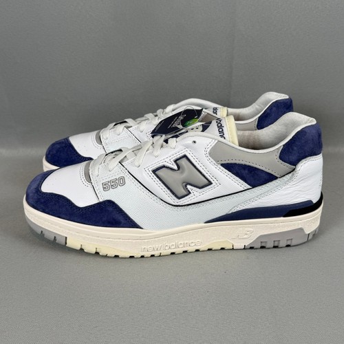 New Balance 550 Zapatos Informales Para Hombres 11 Blanco Dream State Azul Tenis Nuevos en Caja - Imagen 2 de 10