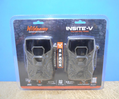 2 Pack Wildgame Innovations Insite-V 20MP 80 Ft Cellular (Verizon) Trail Camera