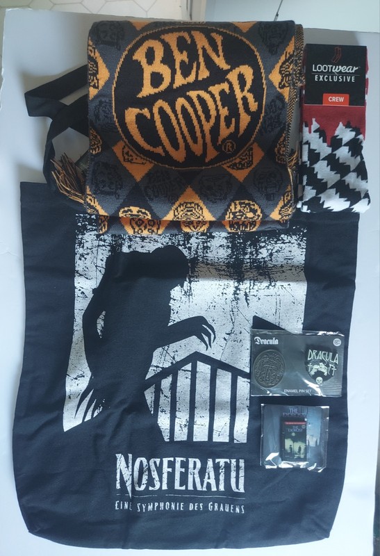 Loot Crate 5 pc Lot Ben Cooper Dracula Nosferatu Exorcist Universal Monsters