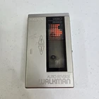 Sony Walkman WM-7 Auto Reverse Portable Stereo Cassette Player Silver 90s Vtg