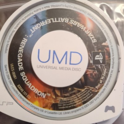 Star Wars Battlefront Renegade Squadron PSP UMD DiskOnly PORTO**