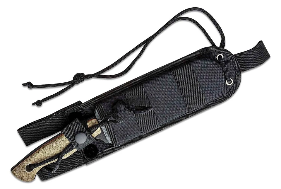 Cuchillo de hoja fija Boker Rold SK, funda de nailon verde con asas Micarta 02BO293 Foto 3 de 3