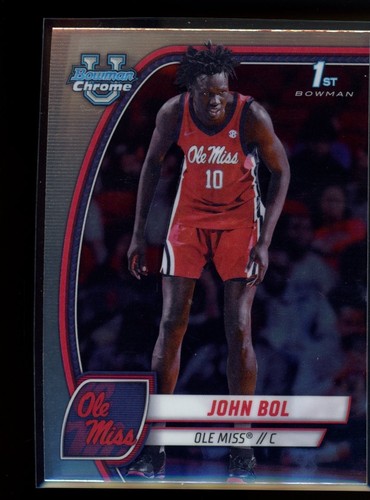 2024-25 Bowman Chrome University #31 John Bol