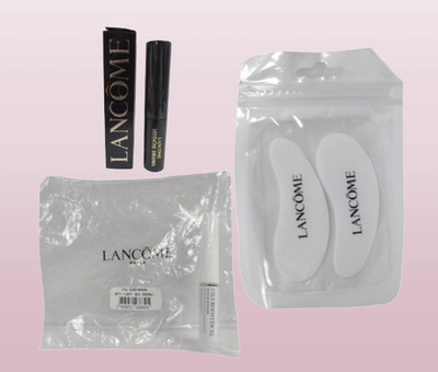 LANCOME ASSORTED 3PCS: MASCARA BASE, EXTREME VOLUME MASCAR, UNDER-GEL PATCHES
