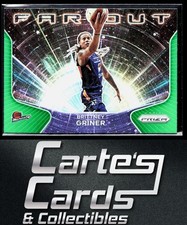 Brittney Griner 2021 Panini Prizm WNBA #3 Far Out Prizms Green Phoenix Mercury