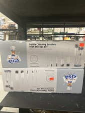 Mr Siga Bottle Cleaning Brushes with Storage Set of 5