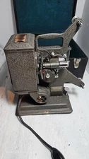 Vintage KEYSTONE 8mm PROJECTOR MODEL M-8 Super Projector, Lights On and Spins.