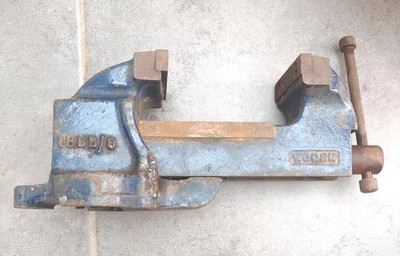 Holztechnik Schraubstock 186B/0 funktionsfähig aus den fünfziger/frühen sechziger Jahren
