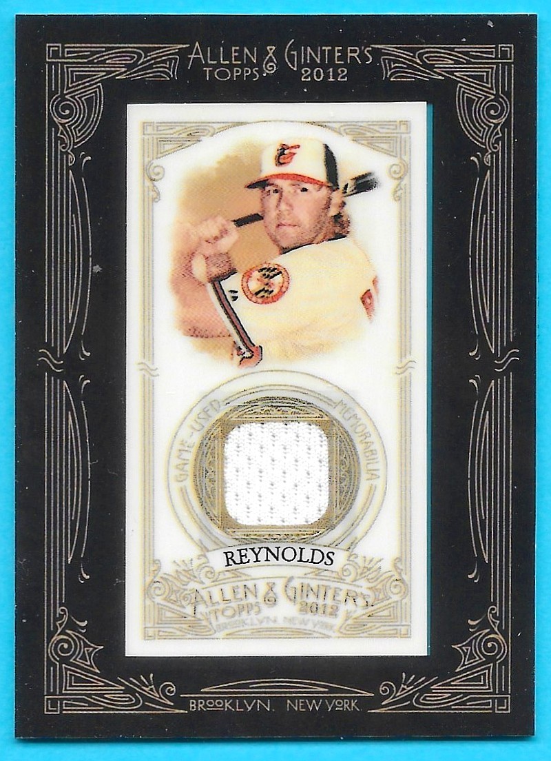 2012 Topps Allen & Ginter Relic Jersey - AGR-MR Mark Reynolds - Orioles