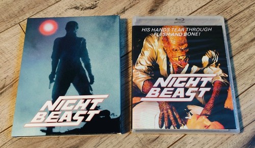 Vinegar Syndrome Nightbeast Limited Edition Schuber Blu-ray DVD BRANDNEU - Bild 2 von 4