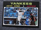 2020 Topps Heritage Card #395 Aaron Judge New York Yankees Baseball Card