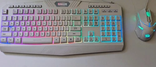 Red Dragon Gaming Wired Keyboard & Mouse RBG Two-In-1 Set Model S101W-1 (Tested)