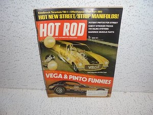 Vintage Hot Rod Magazine March 1971 Vega & Pinto Funny Cars | eBay