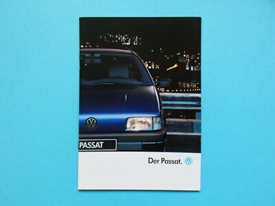 Brochure / Catalogue - VW Passat B3 (Type 35i) - Saloon - CL, GL and GT - 08/92