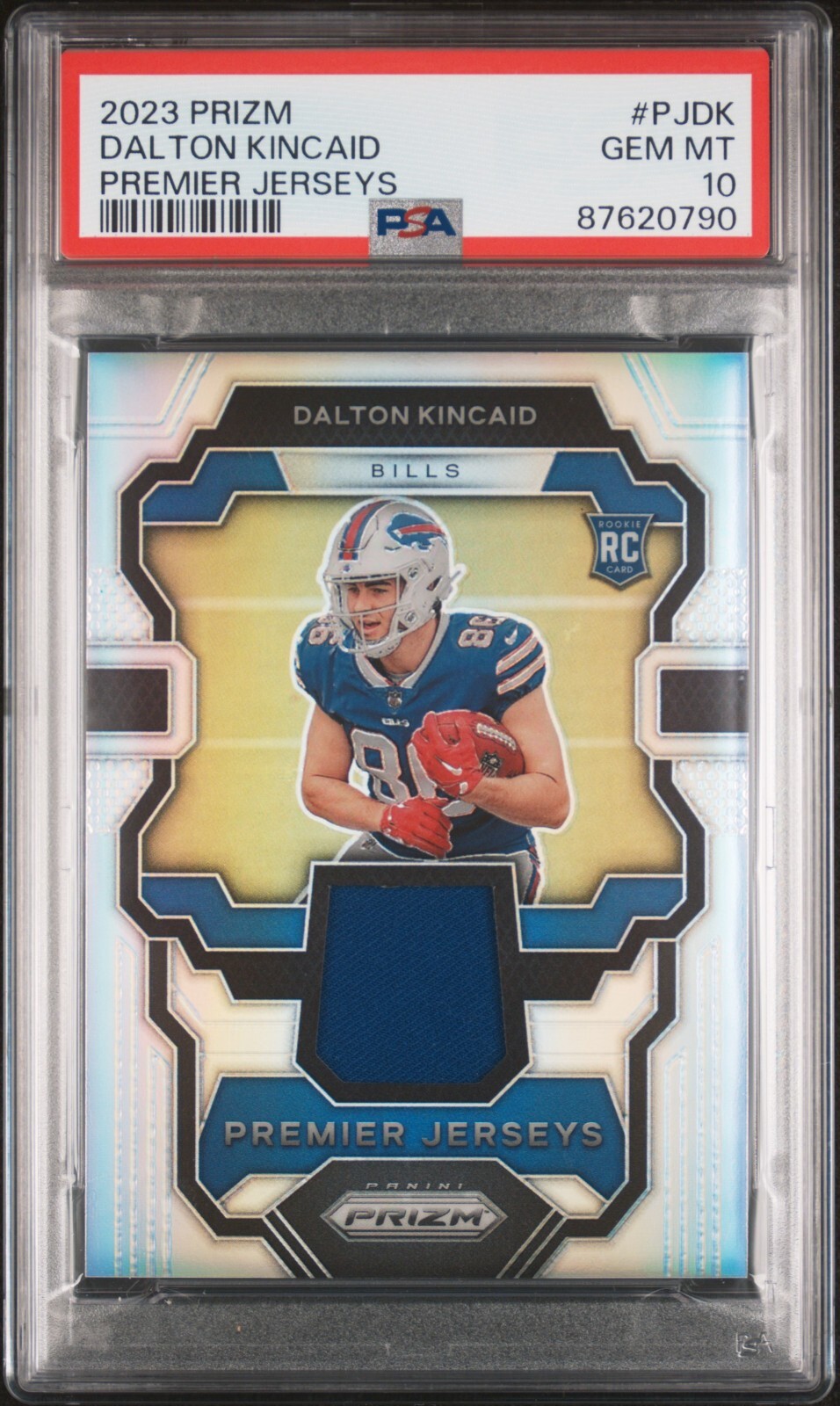 Dalton Kincaid Panini Prizm Premier Jerseys #PJDK Base