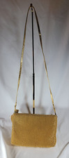 Vintage Bags by Marlo Gold Beaded Clutch Purse Handbag Style 51401 With Tags