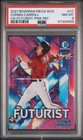 2021 Bowman Chrome Mega Box Corbin Carroll Futurist Pink Refractor #/199 PSA 8