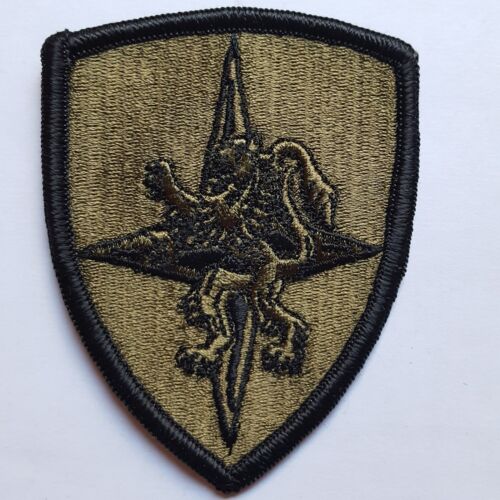 U.S. ARMY ALLIED LAND FORCES CENTRAL EUROPE OLIV SUBDUED AUFNÄHER PATCH - Picture 1 of 1