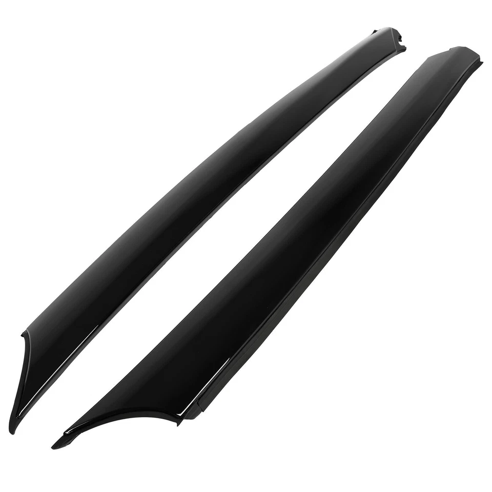 2PCS For Nissan Maxima 2016-2020 LH&RH Front Windshield A Pillar Molding Trim Foto 2 de 4