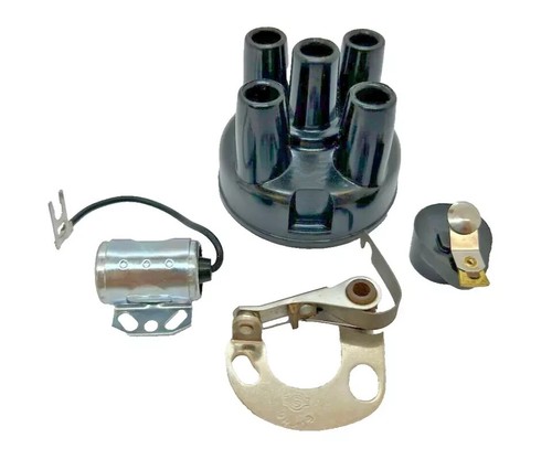 1928-1929 Plymouth 4 Cylinder Distributor Deluxe Tune Up Ignition Plug Wires Kit - Picture 3 of 4
