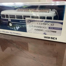 Norev - MUSEUM AIR FRANCE - BUS SAVIEM SC1 + Citroen ID 19 FRANCE NOREV 521007 1:43