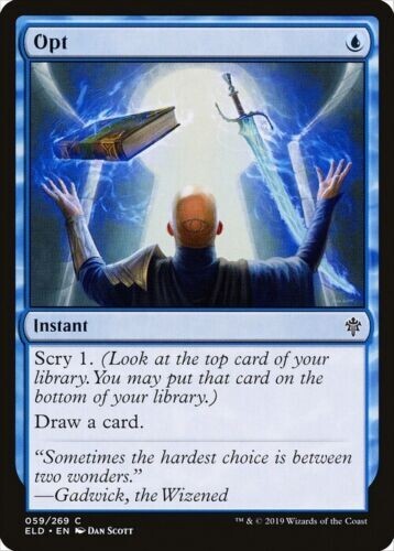 OPT X 4 N/M- THRONE OF ELDRAINE MAGIC THE GATHERING - Picture 1 of 1