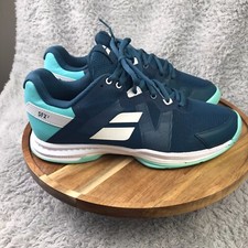 Babolat SFX3 All Court Womens 8.5 Blue Pickleball Tennis Raquet Shoes Sneakers