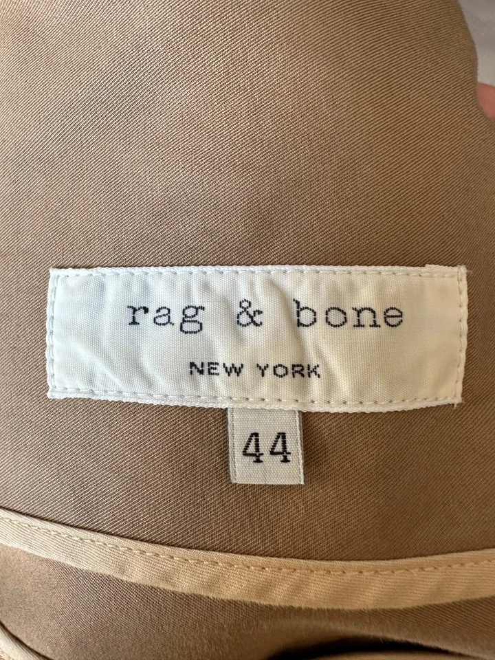 rag & bone Made USA 100% Cotton Mens Utility Casual Blazer Size 44R MSRP 495 - Image 4 of 4