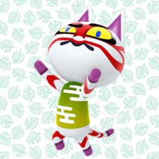 Kabuki Amiibo - Animal Crossing - Plain Sticker