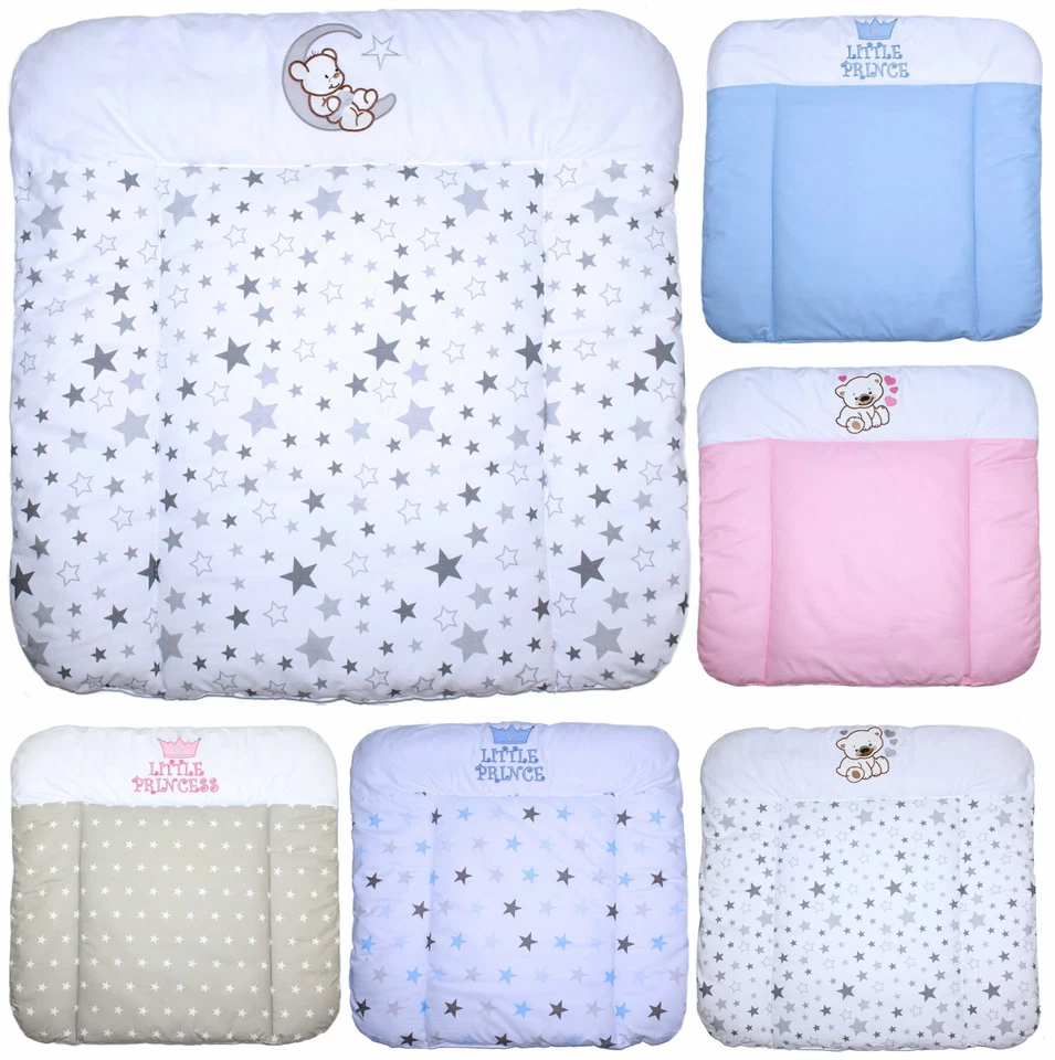 Applikation Wickelauflage, Wickeltischauflage, Baby Auflage 70 x 50 70x70 70x85